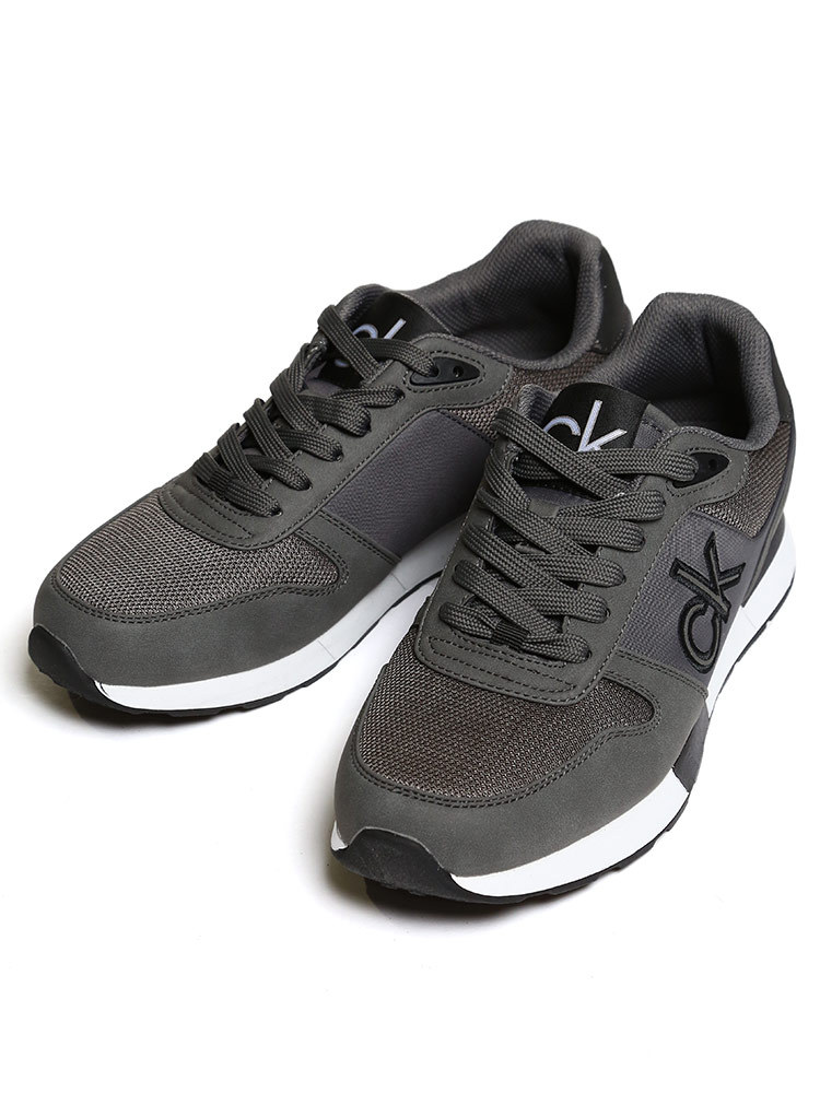 Calvin Klein（カルバン・クライン） メンズ スニーカー ロゴ ナイロン