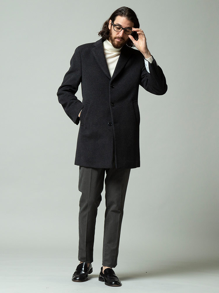 限定版 チェスターコート coat long super Klein Calvin チェスター 