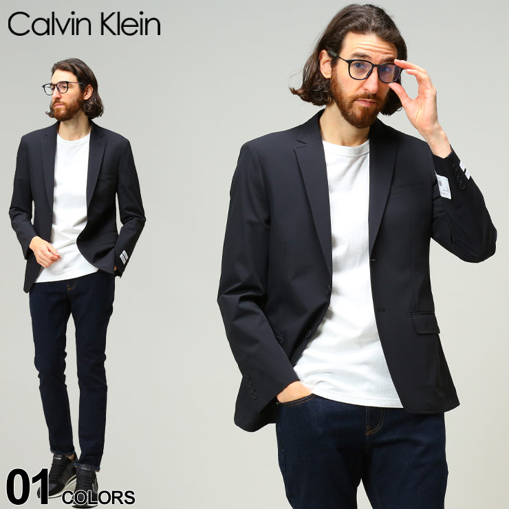 カルバンクライン ジャケット メンズ Calvin Klein ストレッチ 無地