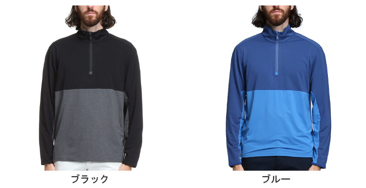 RLX ラルフローレン 長袖 ハーフジップ シャツ ブラック S ゴルフ メンズ ラルフ ローレン（RALPH LAUREN）（メンズ）ゴルフウェア ハーフ