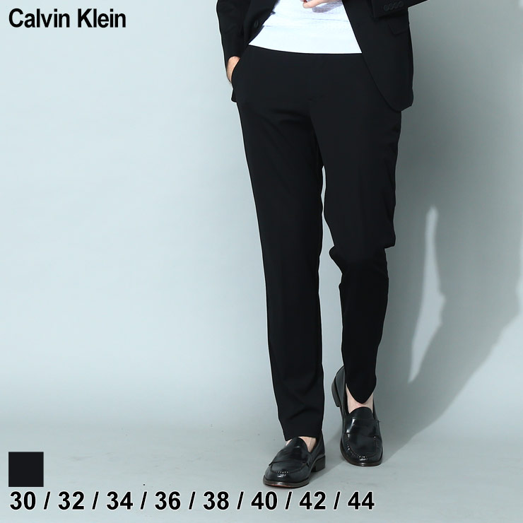 カルバンクライン Calvin Klein CK スラックス パンツ ボトムス 無地