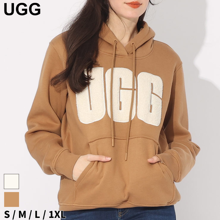 UGG アグ パーカー レディース ロゴ スウェット フーディー プルパーカー 裏起毛 ブランド トップス UGGL1144506