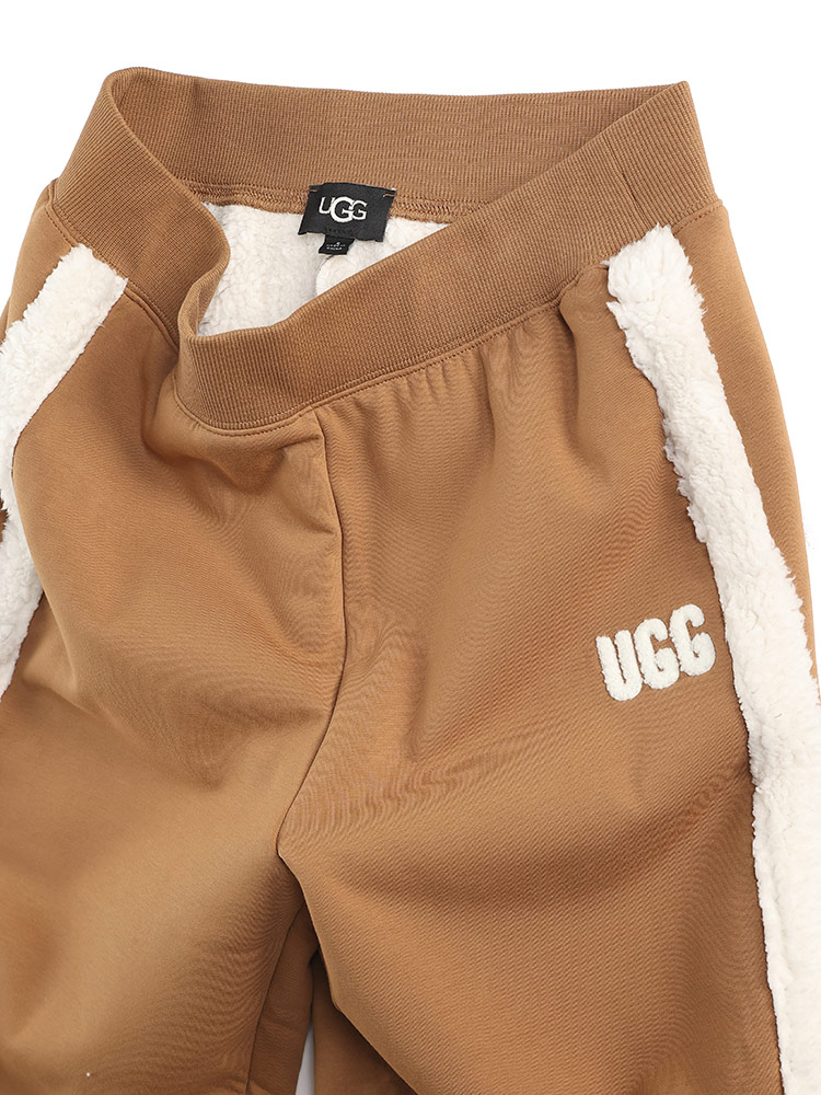 UGG パンツ アグ レディース ボアパンツ スウェット 裏ボア ロゴ