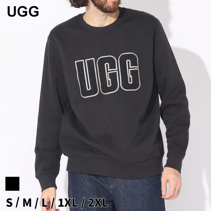 UGG アグ トレーナー メンズ スウェット ロゴ 裏起毛 クルーネック Logo Crewneck ブランド トップス トプルオーバー  UGG1144325