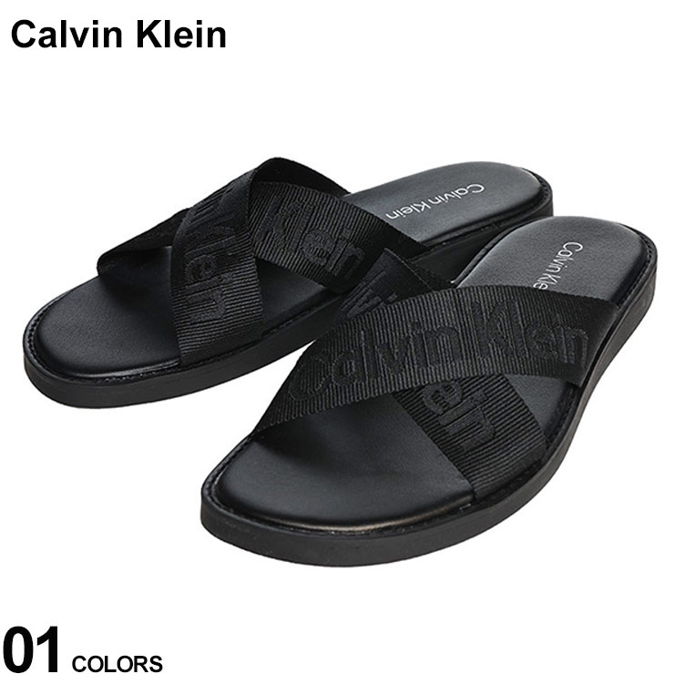 セール!   CKロゴ ウェッジヒール Kanova サンダル セール! Calvin Klein CKロゴ ウェッジヒール Kanova サンダル