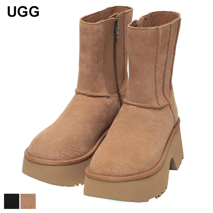 UGG Australia アグ スエードアッパー サイドジップ ショート