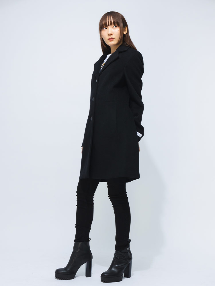  【カルバンクライン】レディースロングコート　カシミア素材 Calvin Klein【カルバンクライン】レディースロングコート