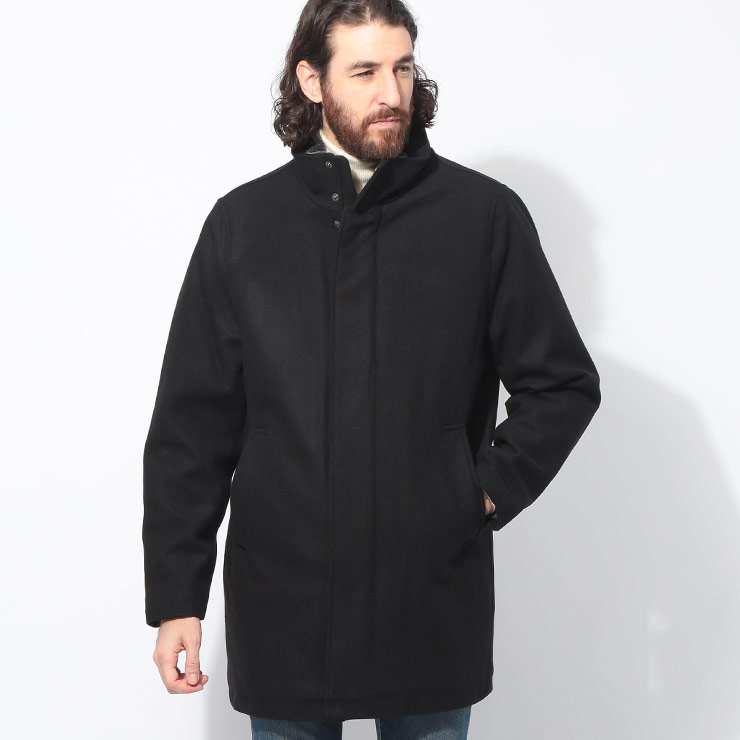 Calvin Klein（カルバン・クライン） 衿ファー着脱 ウール混 スタンド