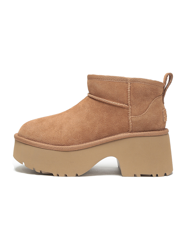 UGG（アグ） スエード 厚底 ムートンブーツ Classic Ultra Mini New
