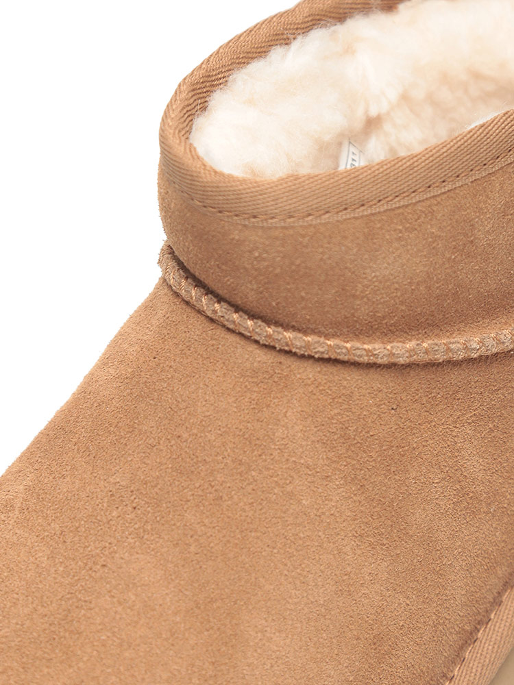 UGG（アグ） スエード 厚底 ムートンブーツ Classic Ultra Mini New