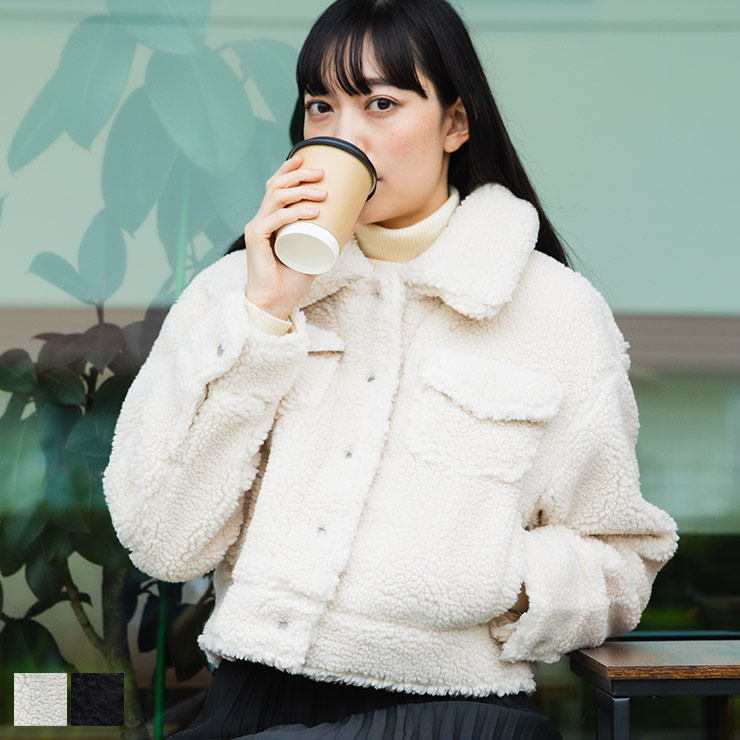 UGG（アグ） ボア トラッカー ジャケット FRANKIE SHORT UGGL1171459