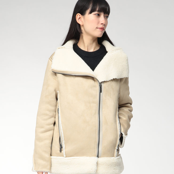 UGG（アグ） ブルゾン レディース ムートンジャケット ボア切り替え