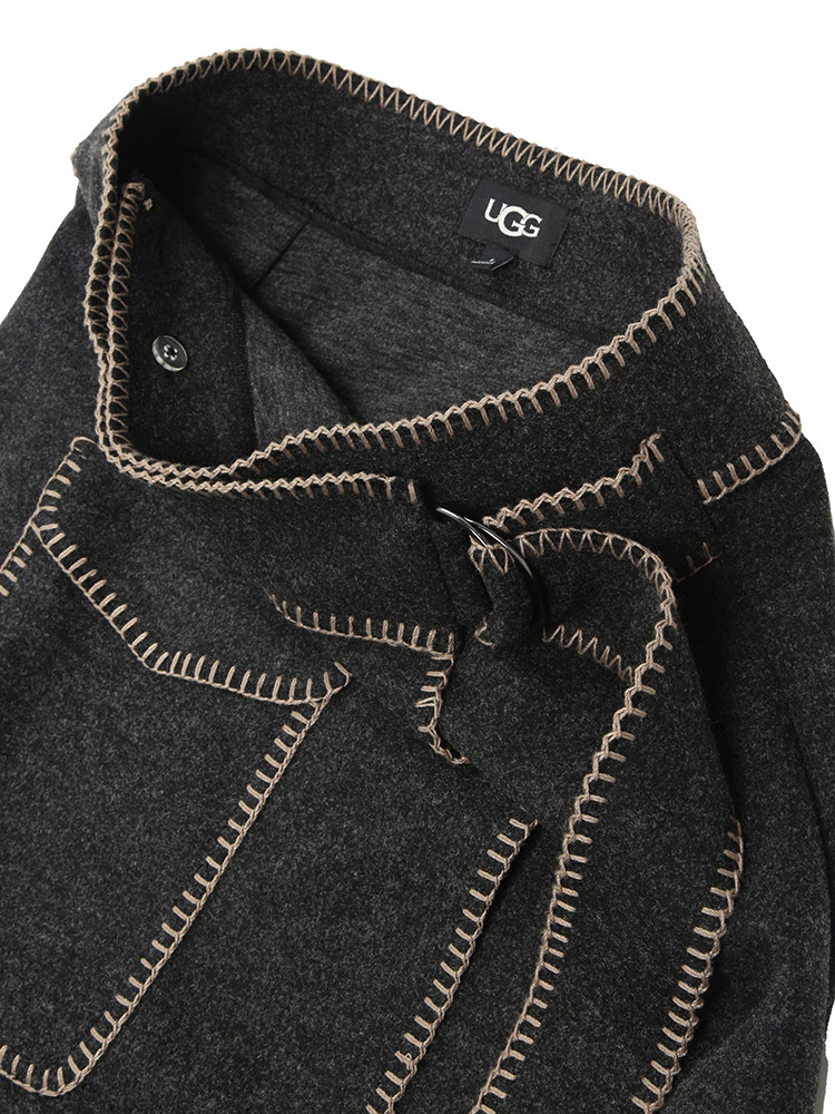UGG パッチワーク セットアップ パーカー スウェットパンツ L ステッチロゴ 完売しました。。。✨上下セットアップ✨①XL～3L✨UGG✨サイド