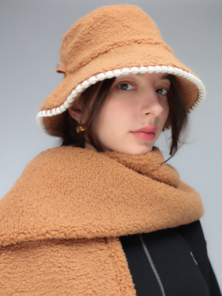 UGG（アグ） バケットハット レディース ロゴ ボア バケット ハット