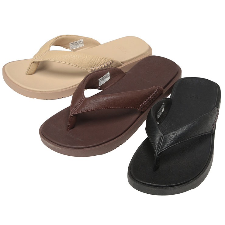 UGG（アグ） メンズ サンダル レザー トングサンダル SEASIDE II FLIP