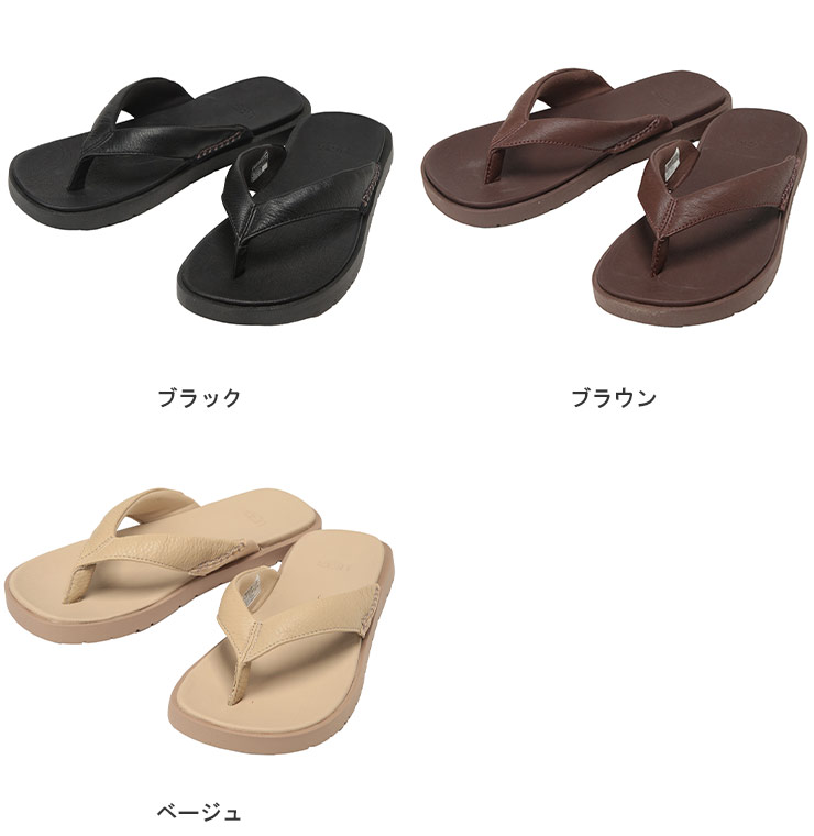 UGG（アグ） メンズ サンダル レザー トングサンダル SEASIDE II FLIP
