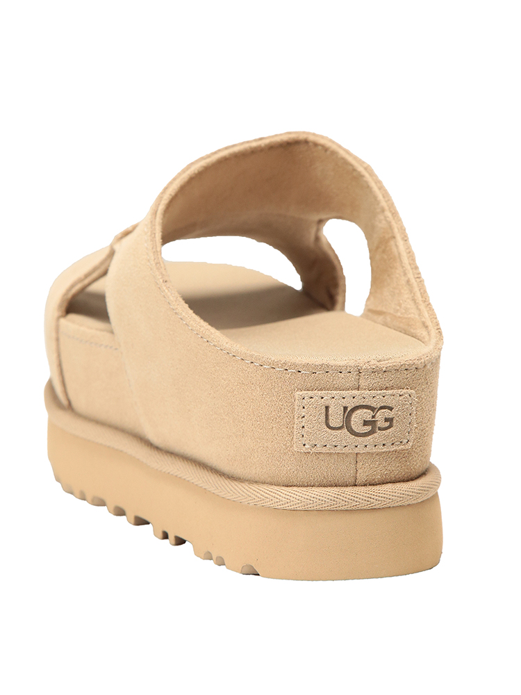 UGG 厚底サンダル　ベージュ　スウェード UGG（アグ） レディース サンダル スエード 厚底サンダル GOLDENSTAR