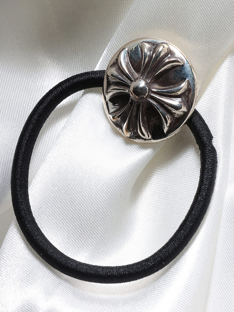 名*し様 クロムハーツ ハリスティーター ヘアゴムコンチョ クロム