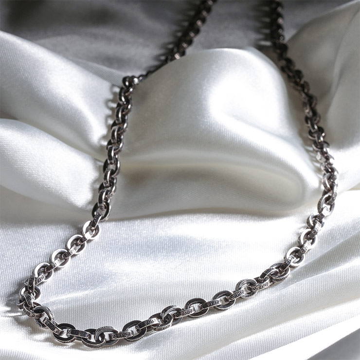 クロムハーツ 925 ネックレス CHROME HEARTS（クロムハーツ） ネックレス メンズ ロゴ シルバー925
