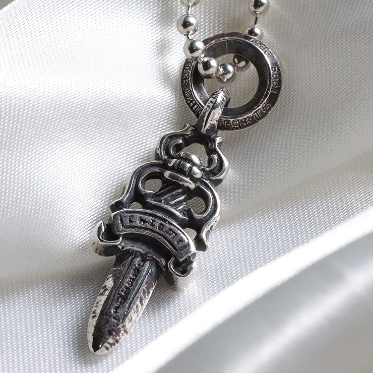 CHROME HEARTS シルバーネックレス CHROME HEARTS（クロムハーツ） ネックレス メンズ ロゴ シルバー925