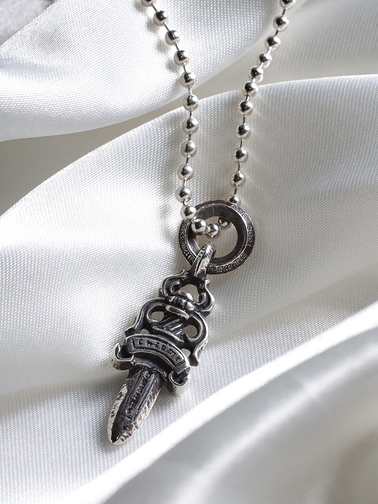 CHROME HEARTS（クロムハーツ） ネックレス メンズ ロゴ シルバー925