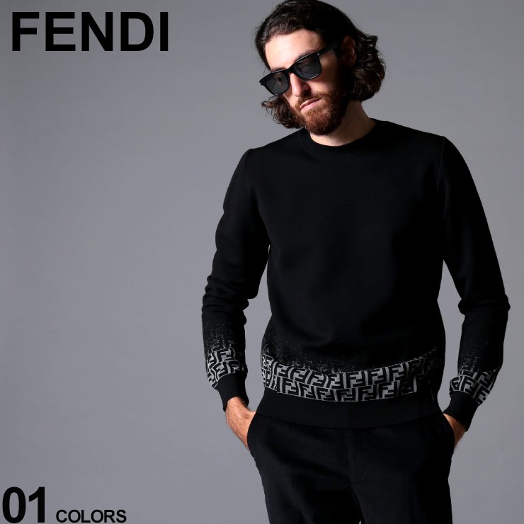 フェンディ メンズ ニット セーター FENDI ウール グラデーション