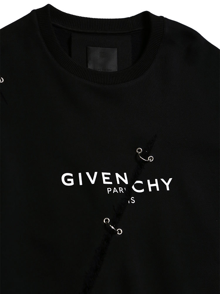 ジバンシィ メンズ GIVENCHY メタル アイレット リング スウェット