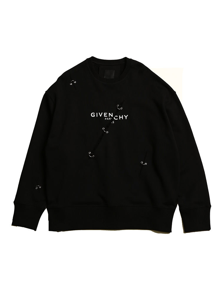 ジバンシィ メンズ GIVENCHY メタル アイレット リング スウェット