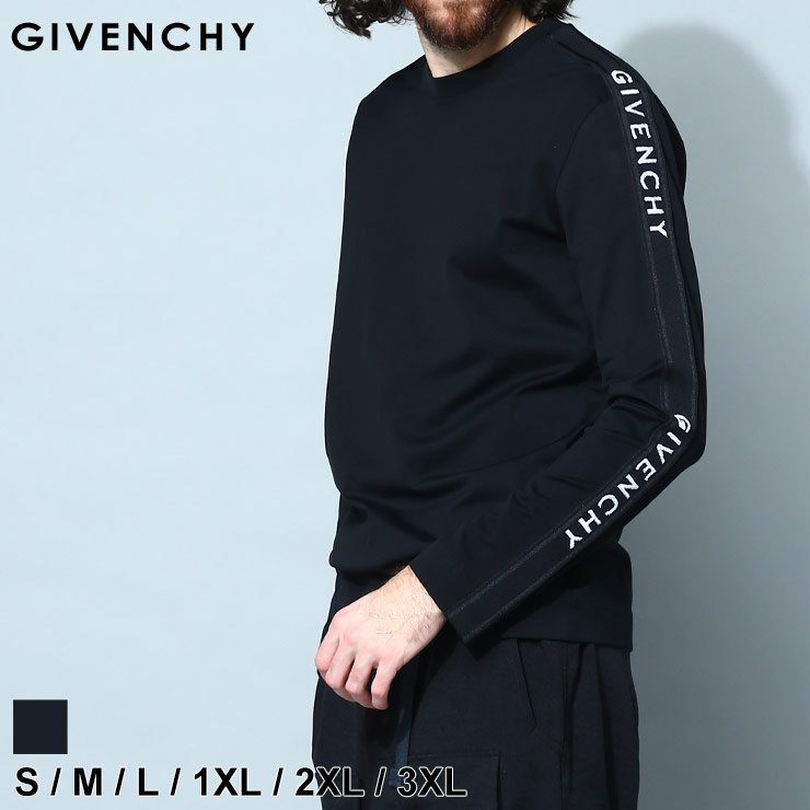 ジバンシィ Tシャツ ロンT GIVENCHY メンズ 長袖 ロゴ クルー