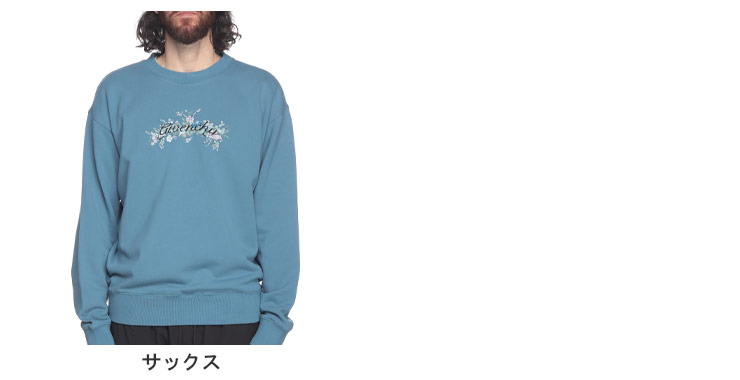 GIVENCHY ジバンシィ 裏毛 フラワープリント クルーネック