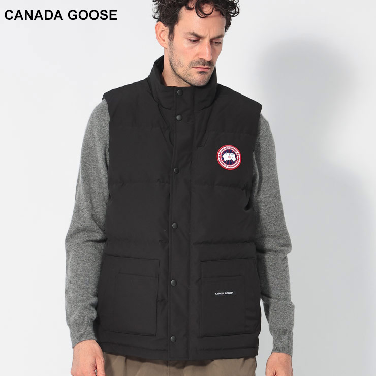 CANADA GOOSE（カナダグース） ロゴパッチ フルジップ ダウンベスト