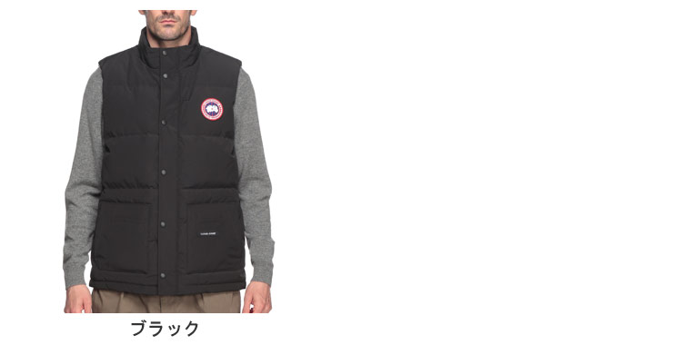 CANADA GOOSE（カナダグース） ロゴパッチ フルジップ ダウンベスト