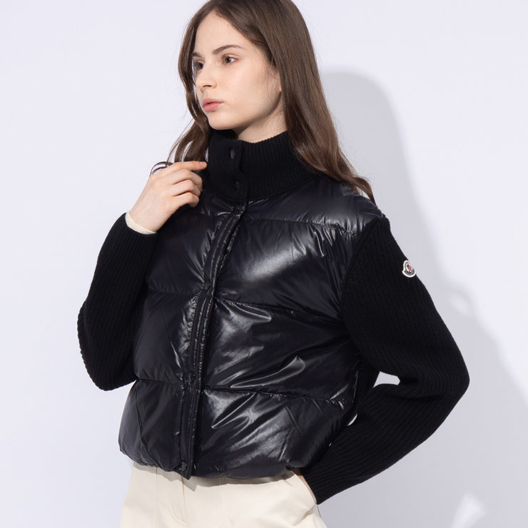 MONCLER（モンクレール） フロントダウン フルボタン ニットジャケット