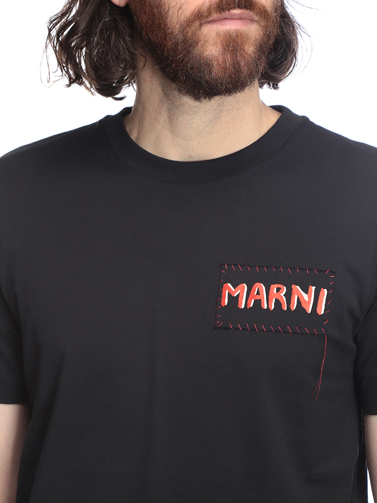 MARNI（マルニ） 半袖 Tシャツ メンズ マルニパッチ クルーネック