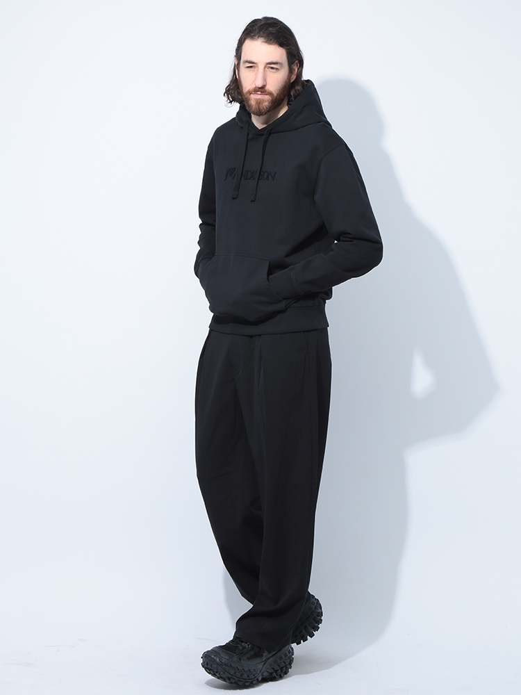 希少 美品 JW ANDERSON 刺繍ロゴ デザイン スウェットパーカー XS J.W.Anderson（ジェイダブリューアンダーソン） JW ANDERSON パーカー