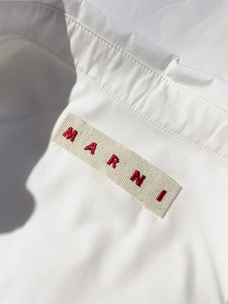 MARNI マルニ 長袖 シャツ レディースワンポイント コットン