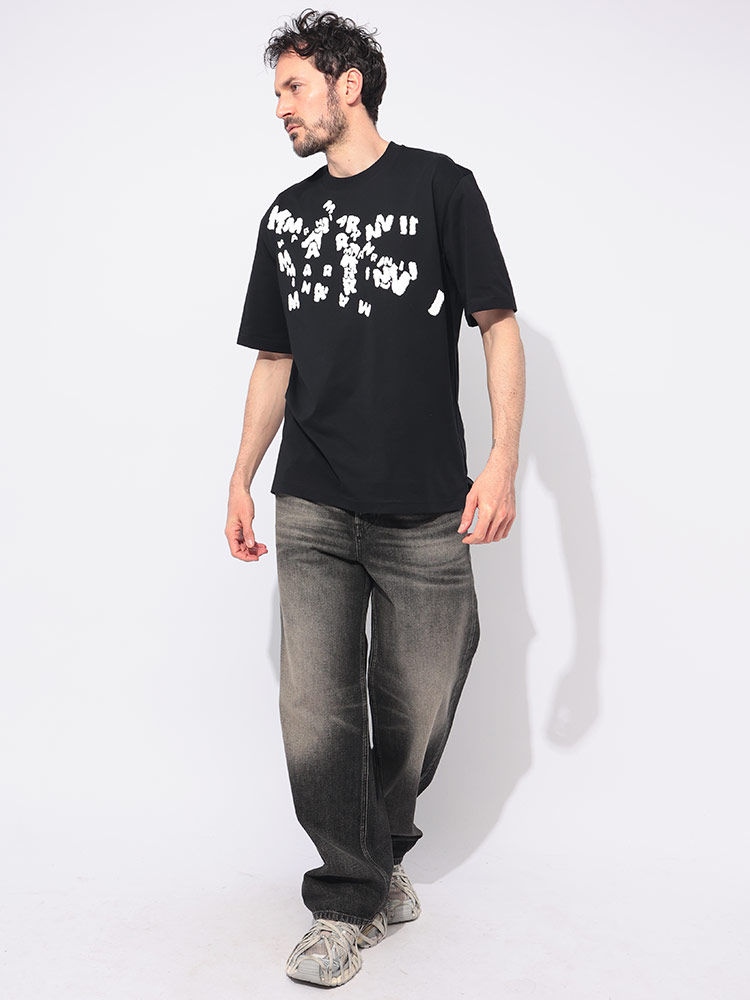 マルニ Tシャツ メンズ 半袖 ロゴ 水彩 マルチカラー コットン 楽天市場】マルニ Tシャツ メンズ ロゴ 半袖 水彩 デザイン
