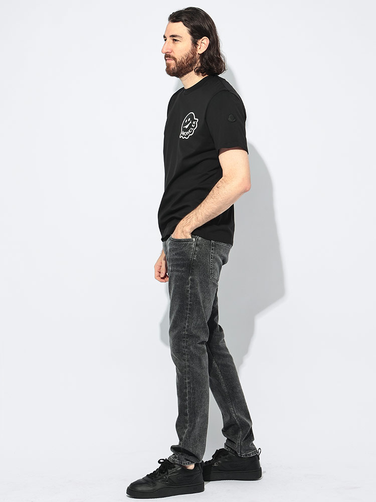 【毎日のスタイルを格上げ】MONCLER ロゴコットンTシャツ Moncler Logo Cotton Graphic T-Shirt | Nordstrom