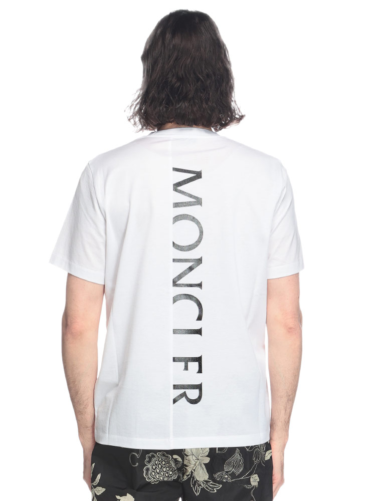 MONCLER モンクレール 半袖 Tシャツ メンズ バック縦ロゴ クルー