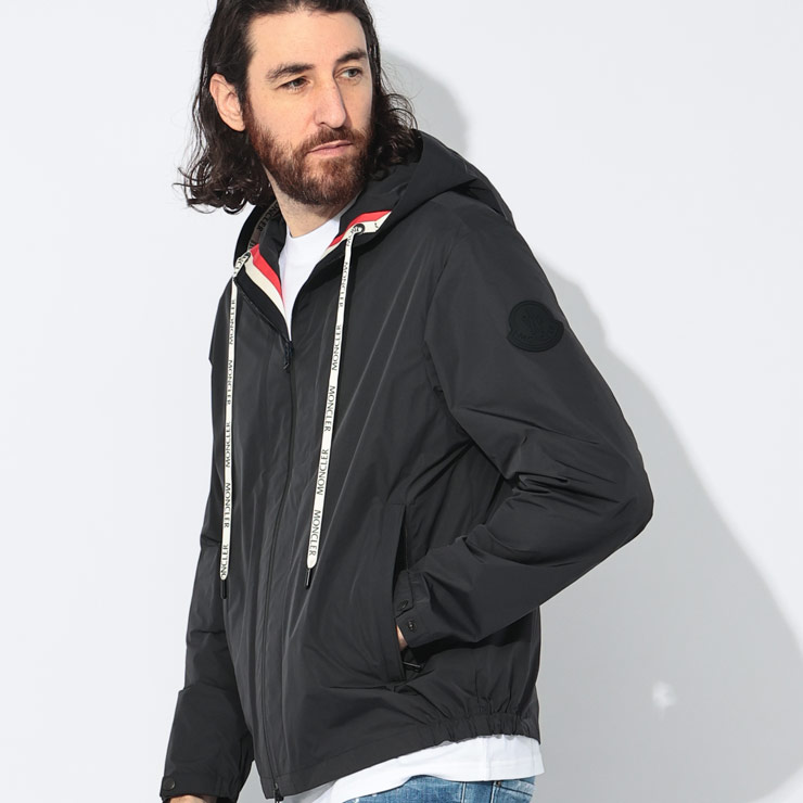 MONCLER モンクレール パーカー メンズ トリコロールテープ