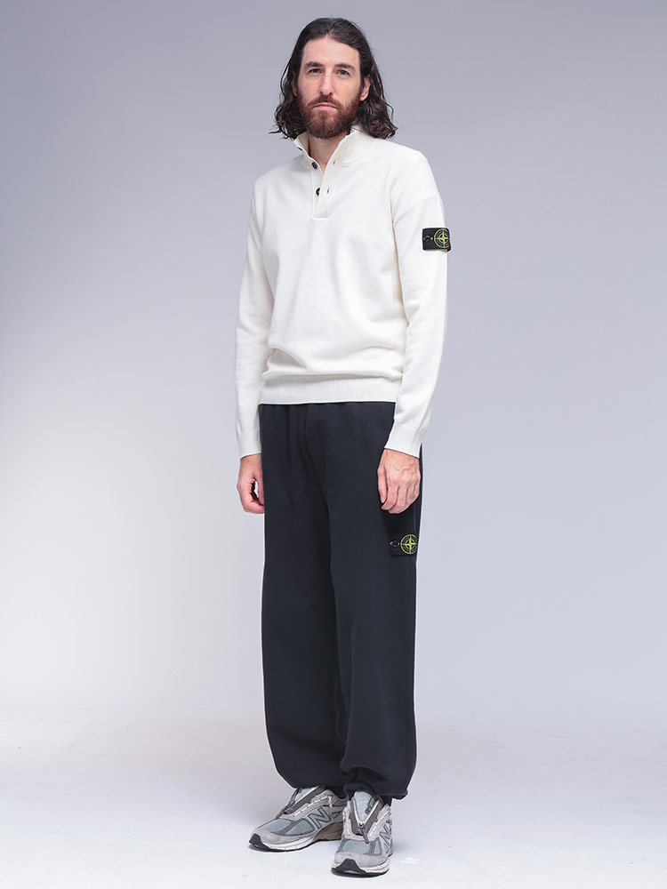 STONE ISLAND（ストーン アイランド） メンズ ハーフボタン ニット