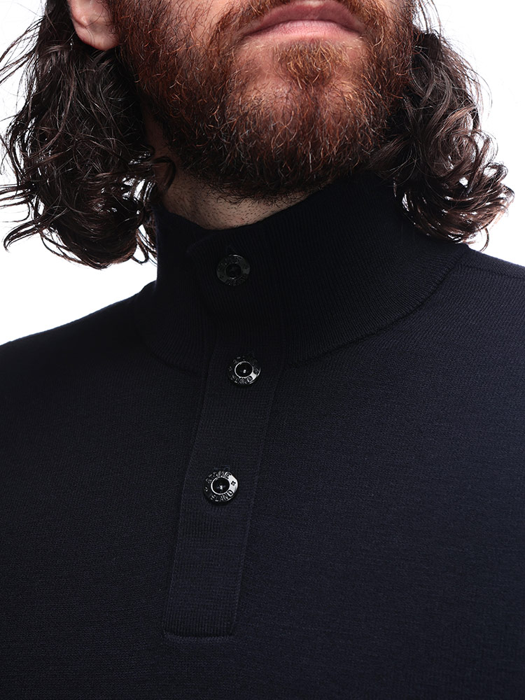 STONE ISLAND（ストーン アイランド） メンズ ハーフボタン ニット