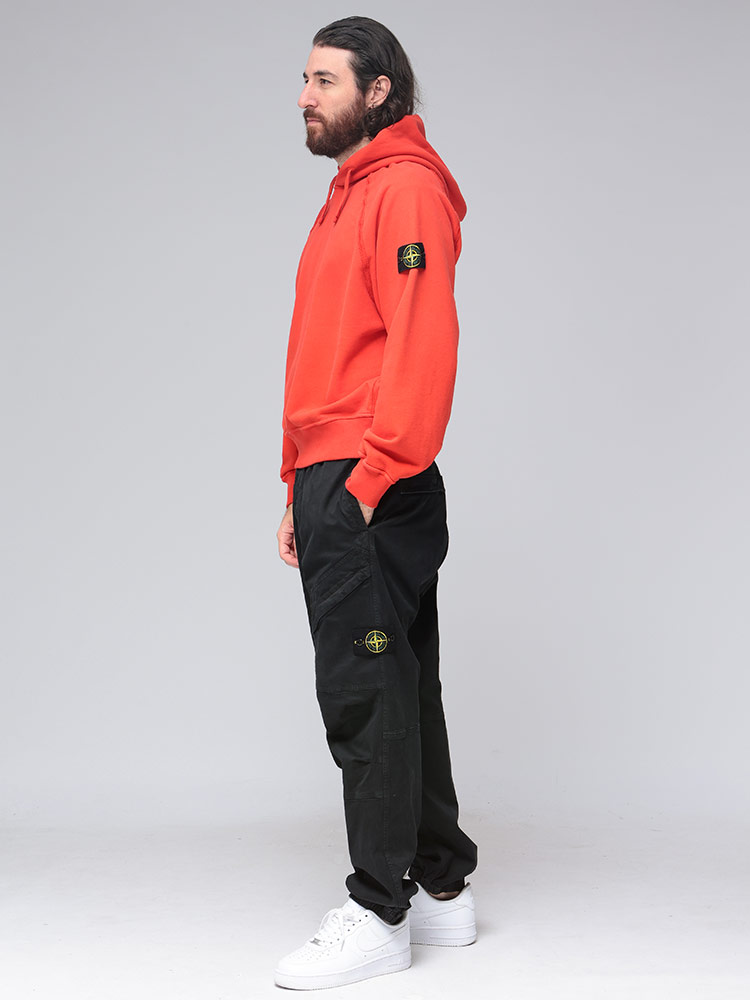 STONE  ストーンアイランド スウェット パーカー プルオーバー STONE ISLAND（ストーン アイランド） メンズ 袖ロゴ 裏起毛