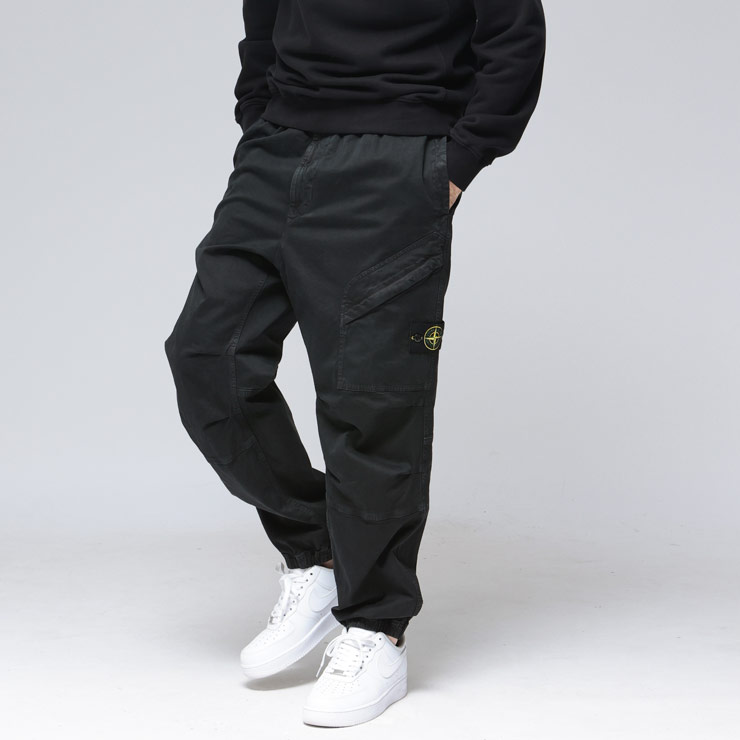 STONE ISLAND（ストーン アイランド） メンズ ストレッチコットン ロゴ