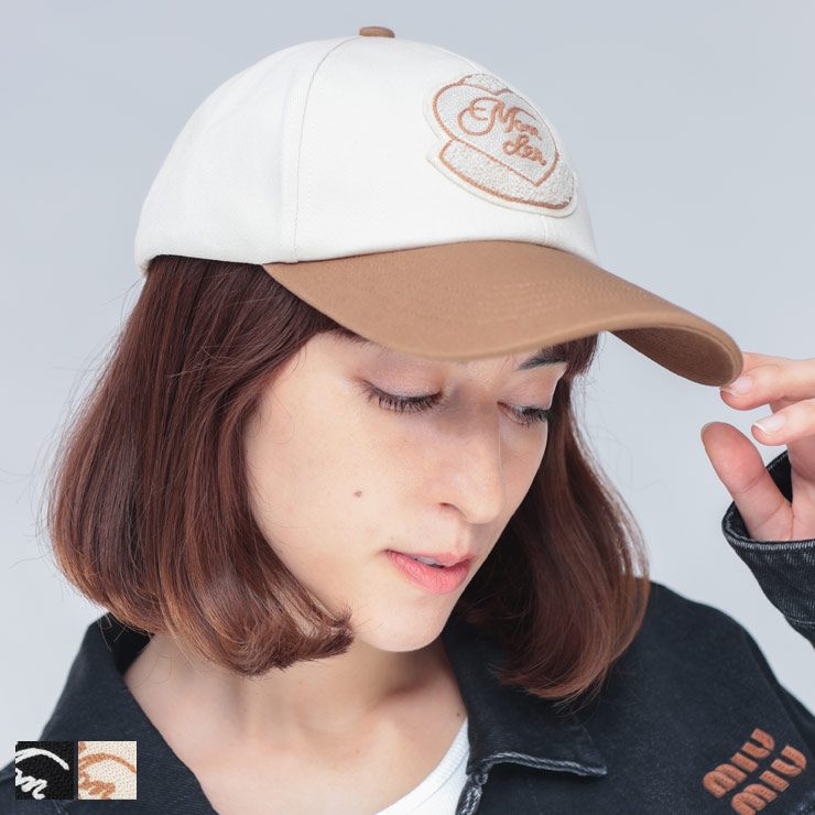 MONCLER（モンクレール） ハートワッペン コットン キャップ