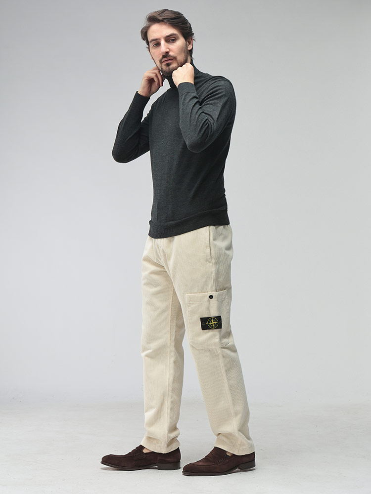 STONE ISLAND（ストーン アイランド） メンズ パンツ ロゴ
