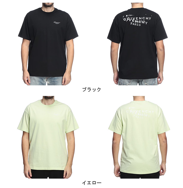 GIVENCHY（ジバンシィ） Tシャツ メンズ ロゴ スタンプ プリント 半袖