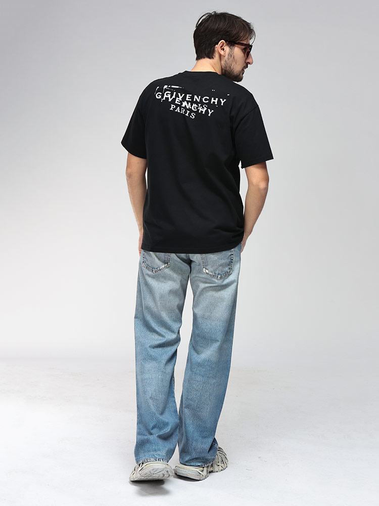 GIVENCHY（ジバンシィ） Tシャツ メンズ ロゴ スタンプ プリント 半袖