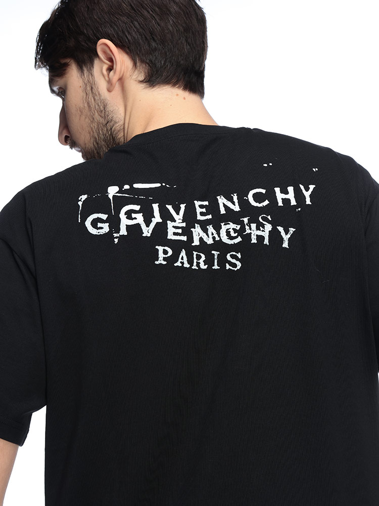 GIVENCHY（ジバンシィ） Tシャツ メンズ ロゴ スタンプ プリント 半袖