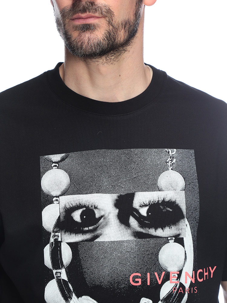GIVENCHY（ジバンシィ） メンズ Tシャツ 半袖 ロゴ フロントプリント